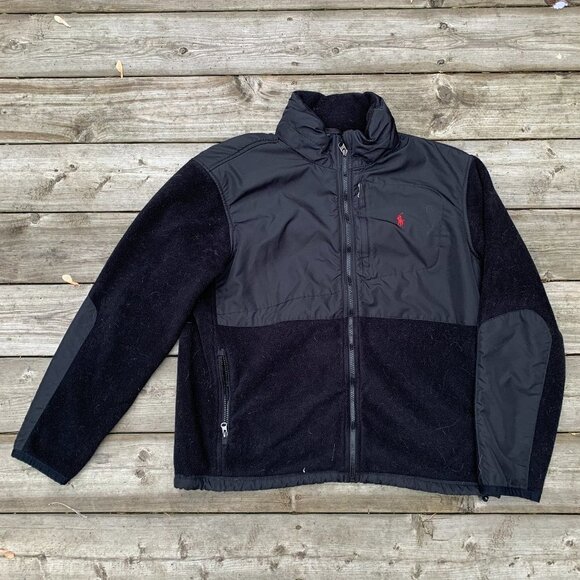 Polo Ralph Lauren Other - Polo Ralph Lauren Polartec Jacket XL Black